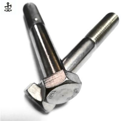China Manufacturing Wholesale Price DIN931 Metric Stainless Hex Bolt