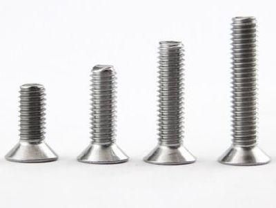 304 Stainless Steel Countersunk Head Screw Cross Flat Head Machine Screw Countersunk Head Cross Fastening Screw M5m6m8