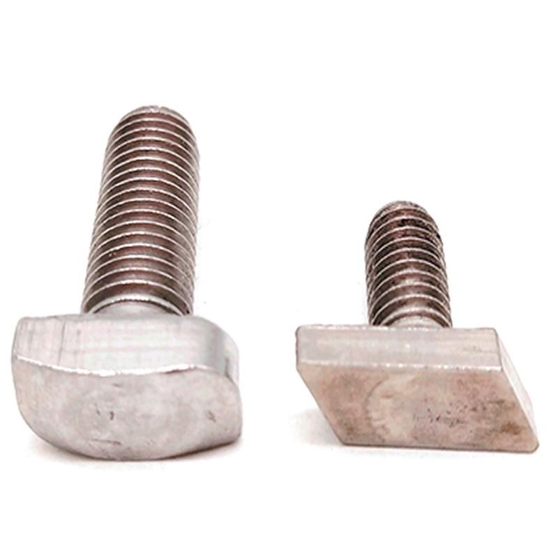 M4~M52 Stainless Steel 316 304 Square Head T Bolt