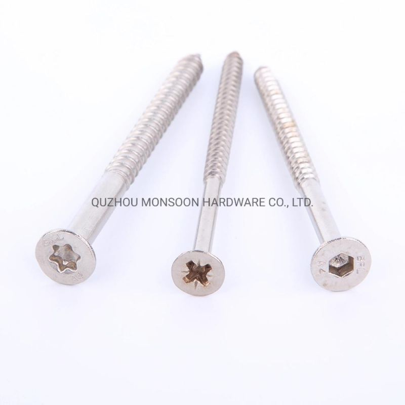 Stainless Steel Countersunk Trox Head Self-Tapping Screws