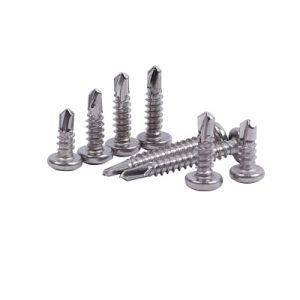 304 Stainless Steel Cross Pan Head Tapping Screw Round Head Self-Drilling Screw