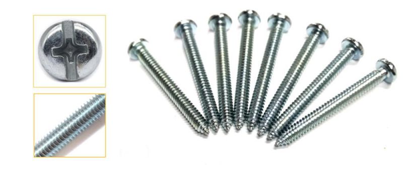 Pan Head Combination Drive Machine Screws Electrical Box Screw