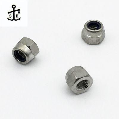 DIN985 DIN982 Ss Stainless Steel Hexagon blue Nylock Insert Nuts
