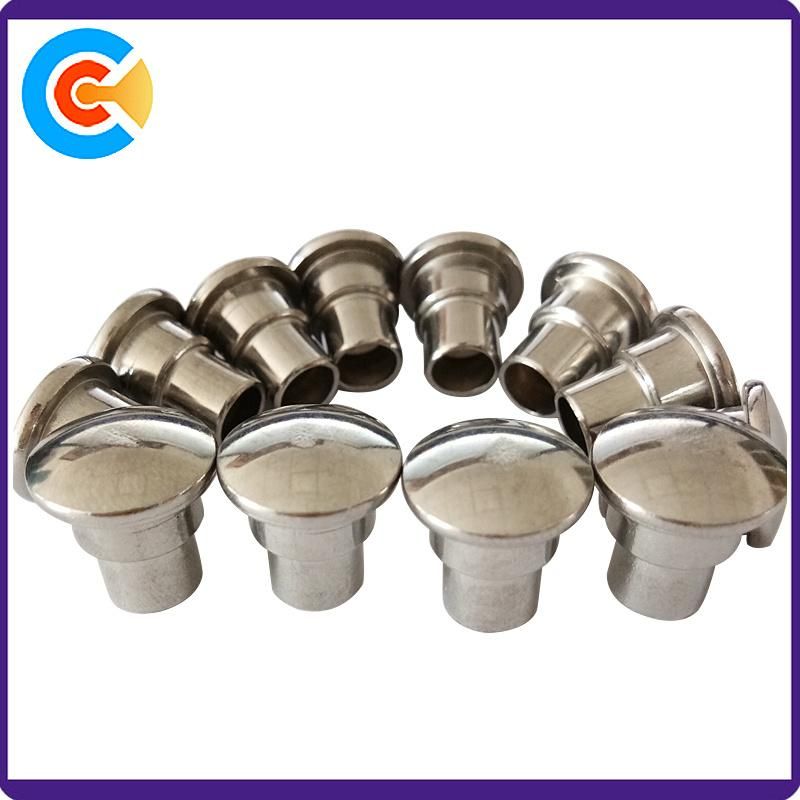 Non-Standard Fasteners Rivets Mushroom Head Semi-Tubular Rivets