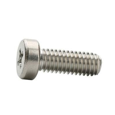 Non-Standard Customized Stainless Steel Cup Head Cross Recessed Machine Screws