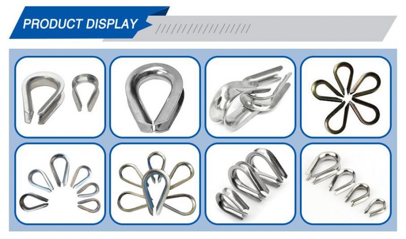 Smooth Surface Stainless Steel Wire Rope Ring Capel Thimble