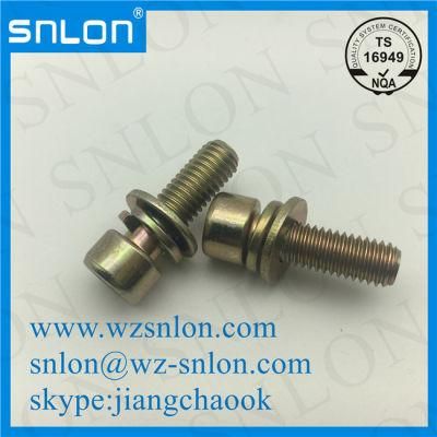 Socket Head Cap Screw Assembled Spring Washer Flat Washer