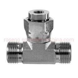 Ss-Fs6600 Coupling SAE O-Ring Face Seal Orfs Swivel Nut Branch Tee Stainless Steel Fitting