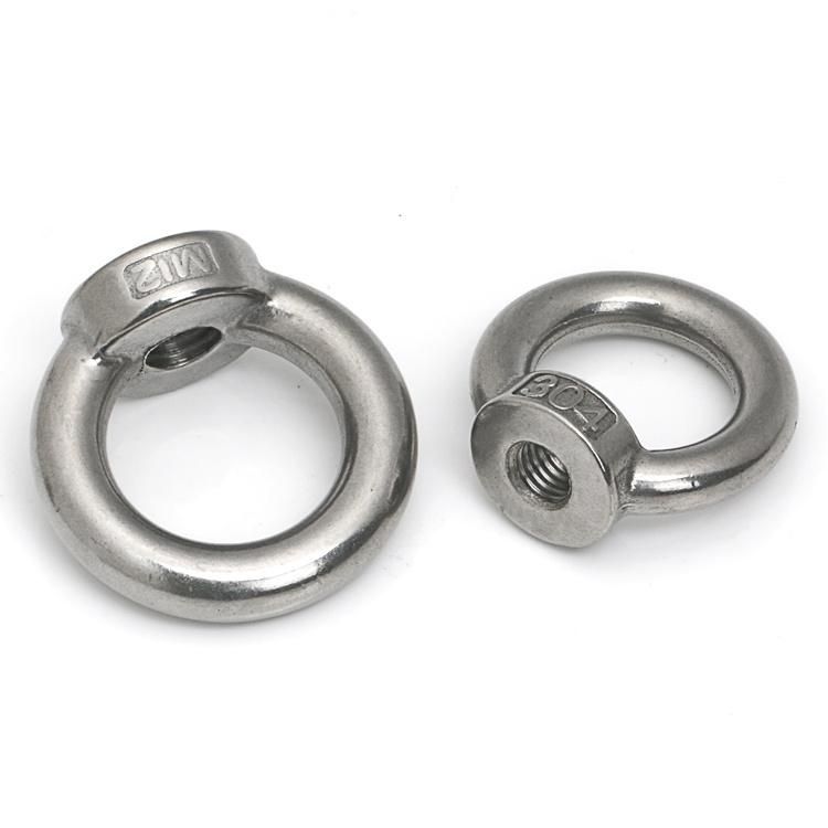 Stainless Steel Lifting Eye Nuts DIN582 Carbon Steel Forged Galvanized Ring Nut Anchor Lifting Eye Nuts Bolt and Nut