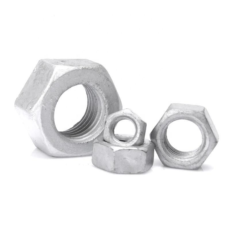 Carbon Steel DIN934 HDG Hot DIP Galvanized Hex Nut