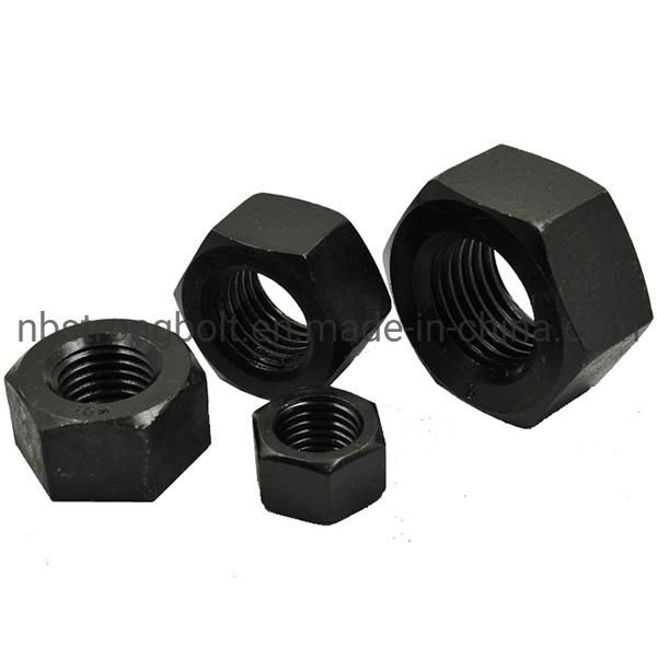 ASTM A194 Gr. 2h Heavy Hex Nut Black 1/4"-20