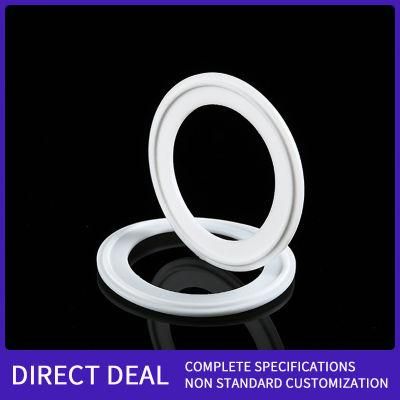 PTFE Rubber Circular Sealing Washer Sanitary Quick Mounting Gasket Chuck Quick Coupling Clamp Union Gasket