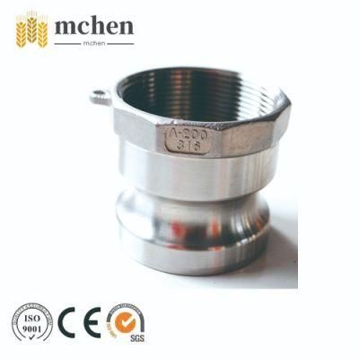 Stainless Steel Camlock Coupling with Male Adapter X Female Thread