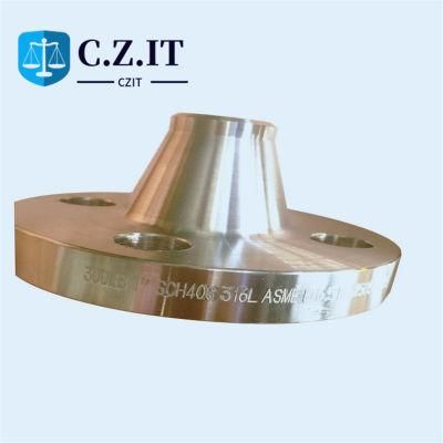 150lb ASME Standard F316 Weld Neck Pipe Stainless Steel Flange