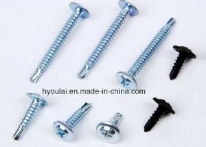 Pan Washer Head Phillips Self Drilling Screw with Zinc Plated Phosphated
