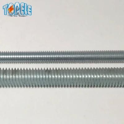 Carbon Steel Electro Galvanized DIN 975 M8 Threaded Rods