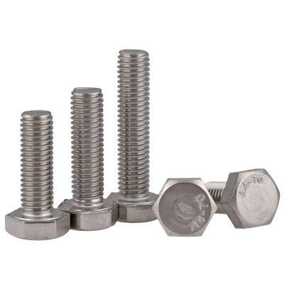 China Manufacturer A2-70 A4-80 DIN/GB/Uni Hex Bolts Stainless Steel Hex Bolt