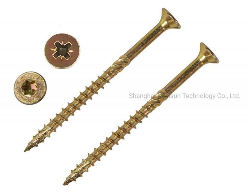 Sserrated Teeth U Thread Csk Head Wood Construction Screw