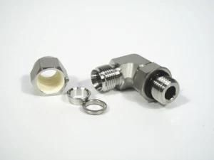 Stainless Steel 90 Degree Two Feurrle Male Elbow Connectors