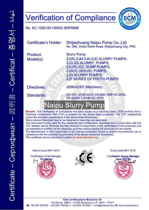 Nah Hh Sp G Slurry Pump Spares Discharge Suction Flange