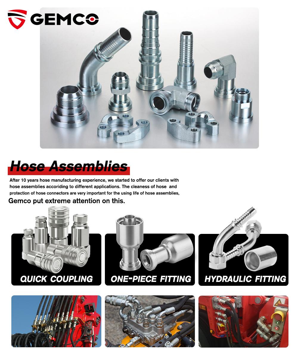 High Quality Metric Steel One-Piece Connections Hose Fitting
