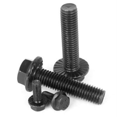M10 DIN 6921black Oxide Hex Flange Bolt