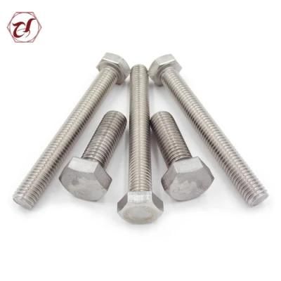 Flat Head Fastener 304 Stainless Steel Full Thread Bolt