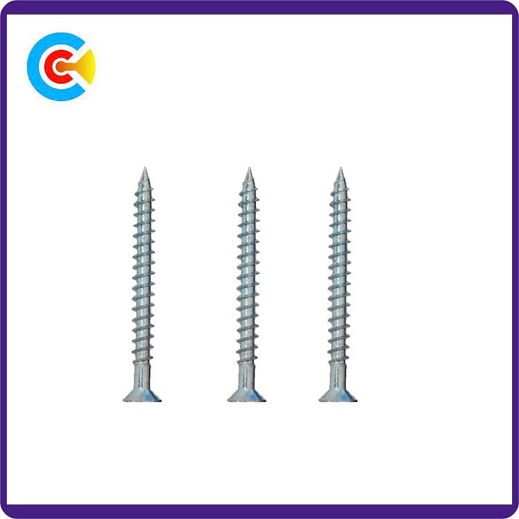 GB/DIN/JIS/ANSI Carbon Steel 4.8/8.8/10.9 Galvanized/ Pan Six-Lobe Blossom Countersunk Screws