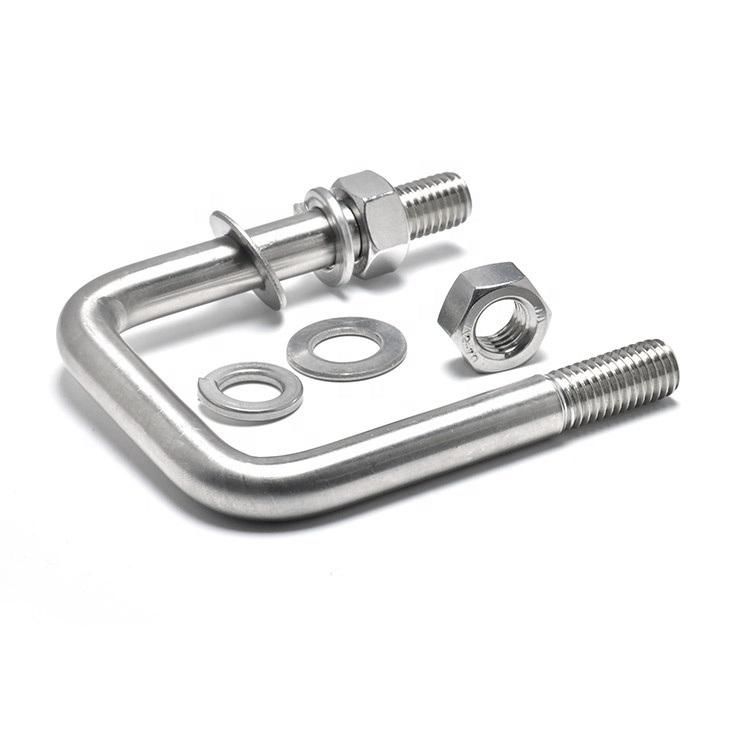 China Factory Wholesale Carbon Steel Galvanized U Bolt