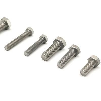 Stainless Steel 304 Hex Bolt A2 Carriage Bolt Stud Bolt Flange Bolt T Head Bolt (DIN933 DIN603 DIN976 DIN6921)