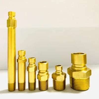Dme Mold Parts Brass Shut-off Valve Water Nipple Fitting