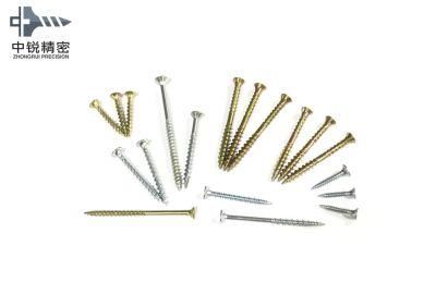 5.0X20mm Chipboard Screws Hardened Button Head Bright Zinc Plated Full Threaded Chipboard Screw