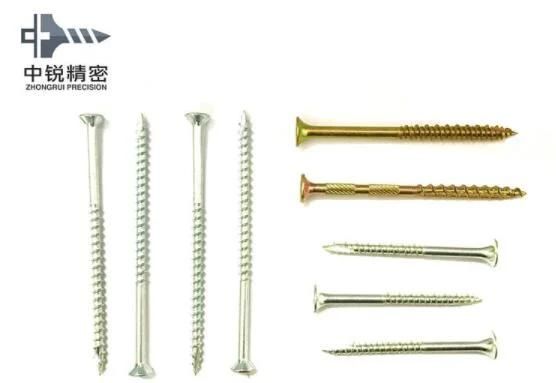 4.8X89mm Fine Thread Phillips Bugle Head Drywall Screws White and Yellow Zinc Plated Drywall Screws