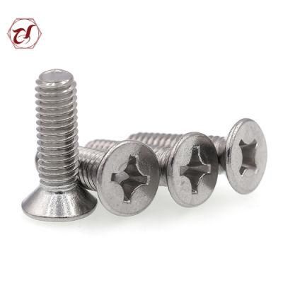 DIN965 M1.6 Stainless Steel Phillips Countersunk Head Machine Screw