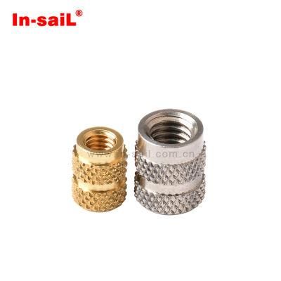 Non Standard Fastener Brass Knurled Insert Nut
