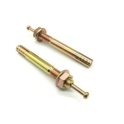 Yellow Zinc Metal Heavy Duty Expansion Hit Anchor