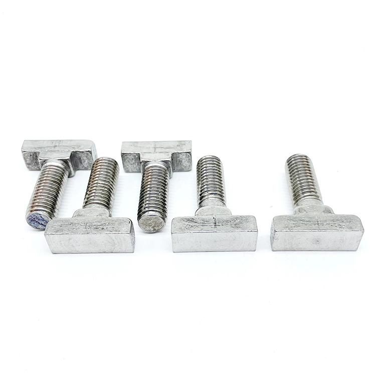 M12 T-Bolt M10 Thread T Bolt DIN186 T Head Bolt M3~M36