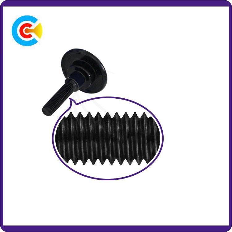 Carbon Steel/4.8/8.8/10.9 M5 Customized Mechanical Handle Round Head Step Screws