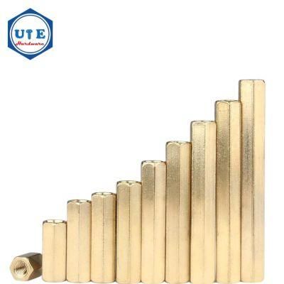 Brass Material Hexagonal Coupling Nuts DIN6334 M6 M8 M10 M12 M14 M16 M20