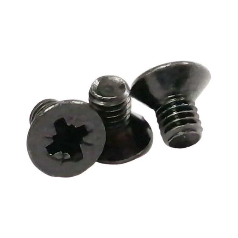 Black Zinc Plated M2 M3 M4 M5 M6 M8 Flat Countersunk Head Pozi Drive Machine Small Screws