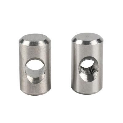 OEM ODM Factory Good Quality High Precision CNC Turning Stainless Steel Cross Dowel Barrel Nut