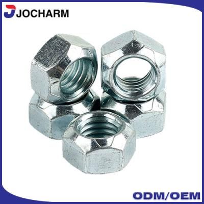 Zinc Plated Metallic Insert Hex Locking Nut Fastener