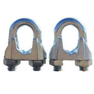 Factory Price Galvanized Powder Coated Us Type Drop DIN 741 Metal Wire Rope Clip