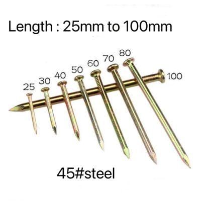 25mm-100mm High Strength Steel Nails/Concrete Nails/Steel Nails/Concrete Nails/Masonry Nails