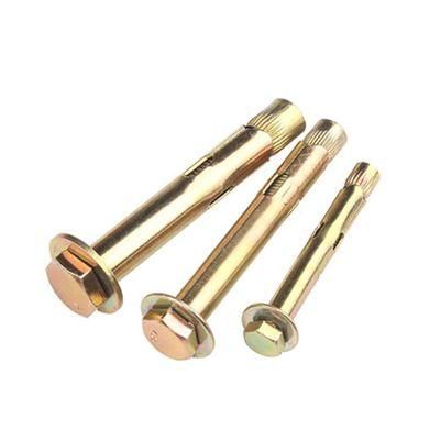 Yellow Color Zinc Plated Concrete Wedge Anchor Bolts
