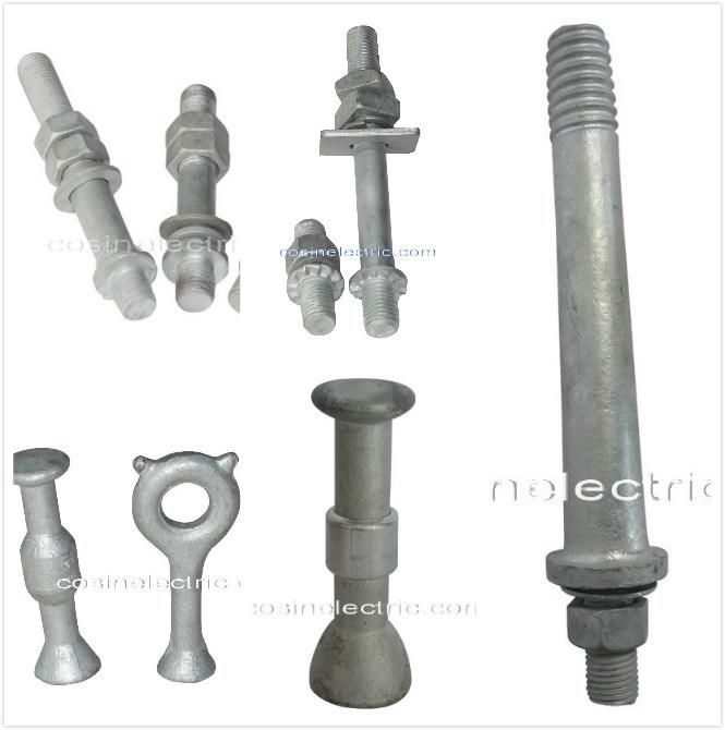 Galvanized Spindle Insulator Pin/Line Post Insulator Pin/M16/M20