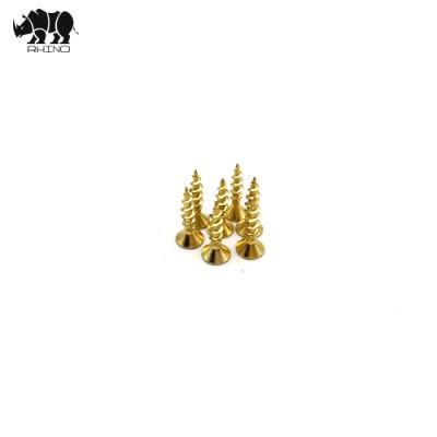 Brass Phillips Flat Csk Head Self Tapping Chipboard Screw