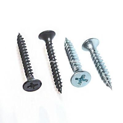 M3-M6.3 Phillips Trough Self Tapping Screw, Phosphate / Galvanized 12-120mm Steel (c1022A) Fine Thread Drywall Screw
