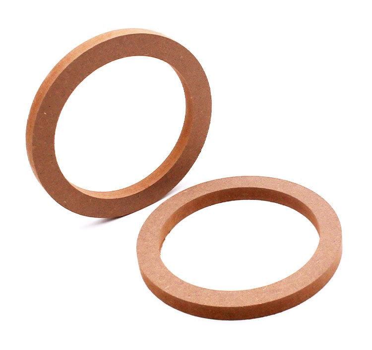 Wooden Car Speaker Gasket 6.5 Inches, Universal for All Models, Car Door Audio Modification Gasket