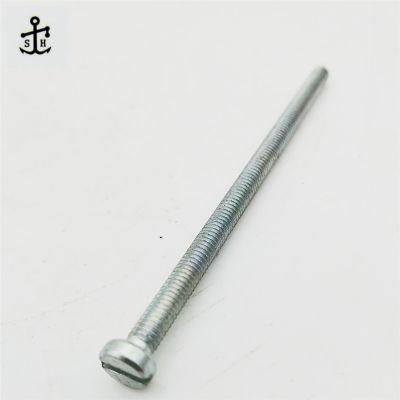 Non-Standard From DIN 84 Galvanized Full Thread Long Size Slotted Cheese Head Screws